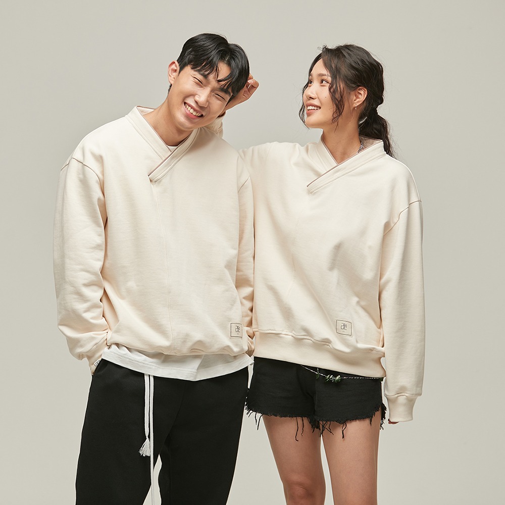Basic Hanbok Sweatshirt [Cream]