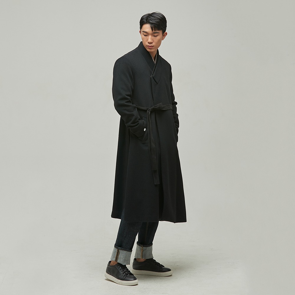 Mens Sochangui Maxi Coat 2 [Black]