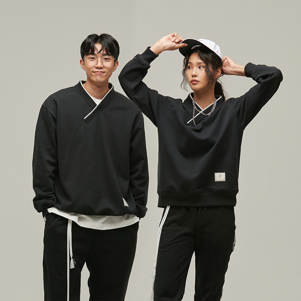 Basic Hanbok Sweatshirt [Black]