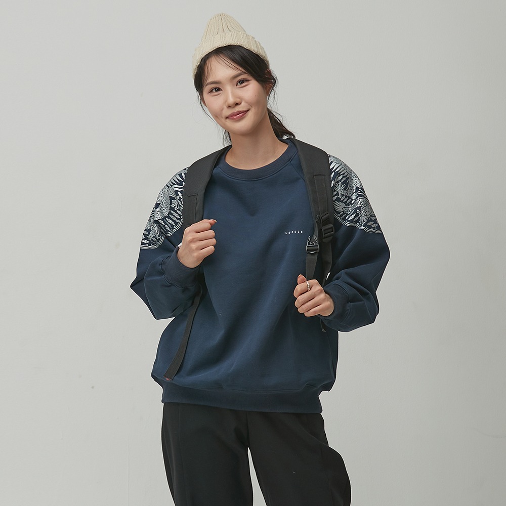 Dragon Sweatshirt [Deep blue] Pre-order
