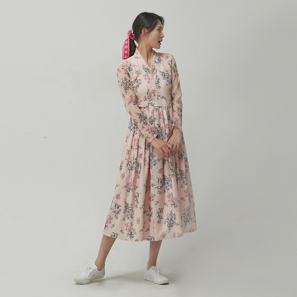 Sanho Flower Cheolrik Dress [Pink]