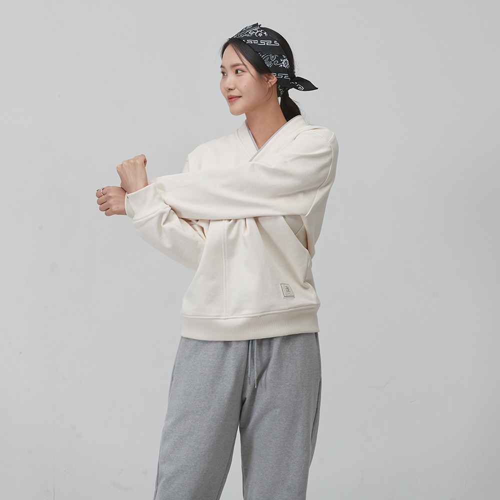 Basic Hanbok Sweatshirt [Cream]2