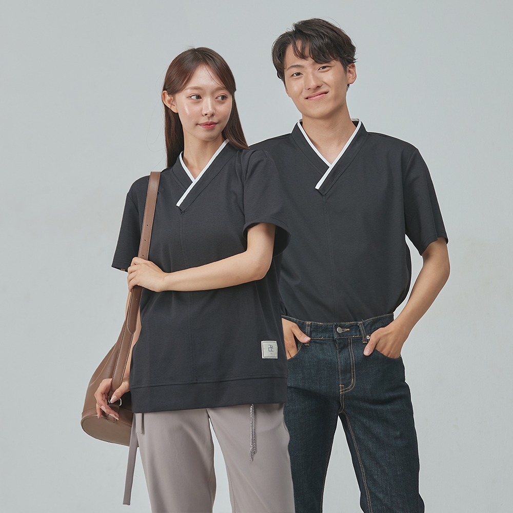 Basic Hanbok T-shirt [Black]