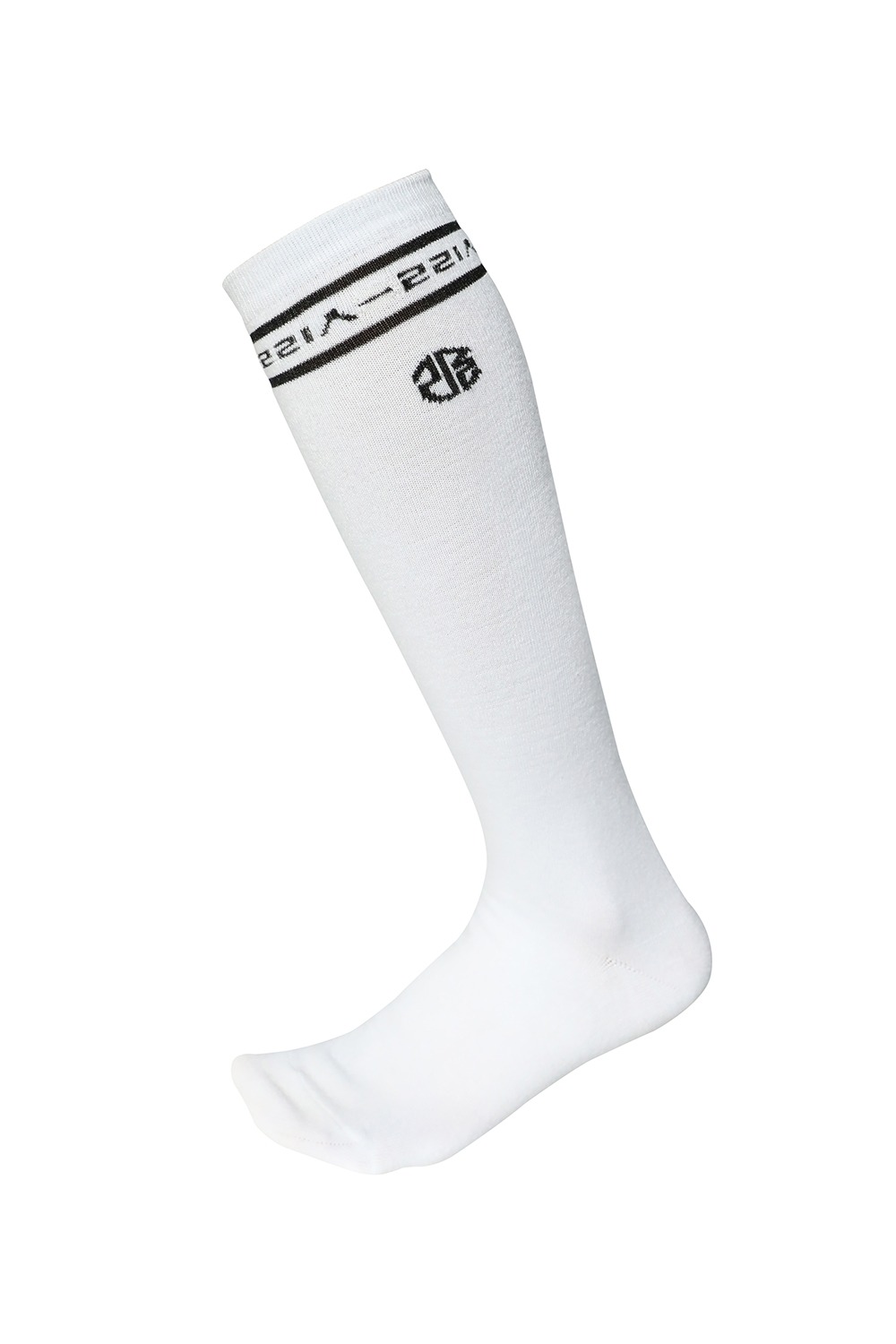 Leesle Lettering Knee socks [White]