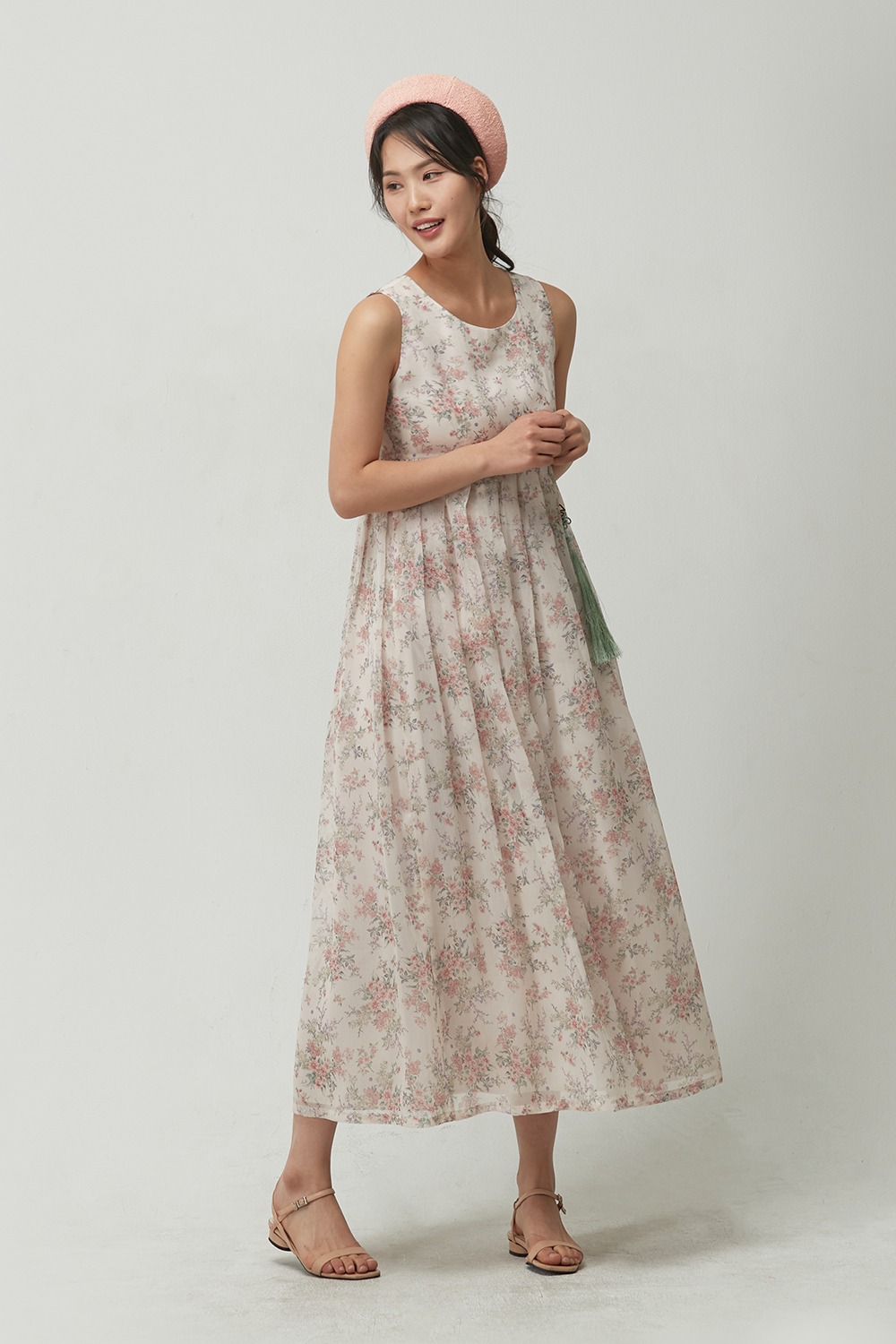 Flower Road Maxi Dress [Ivory]