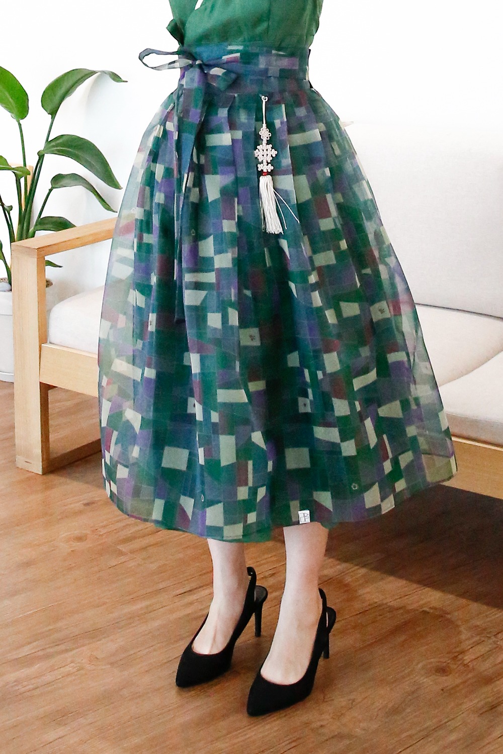 Jogakbo Single Wrap Skirt [4color]