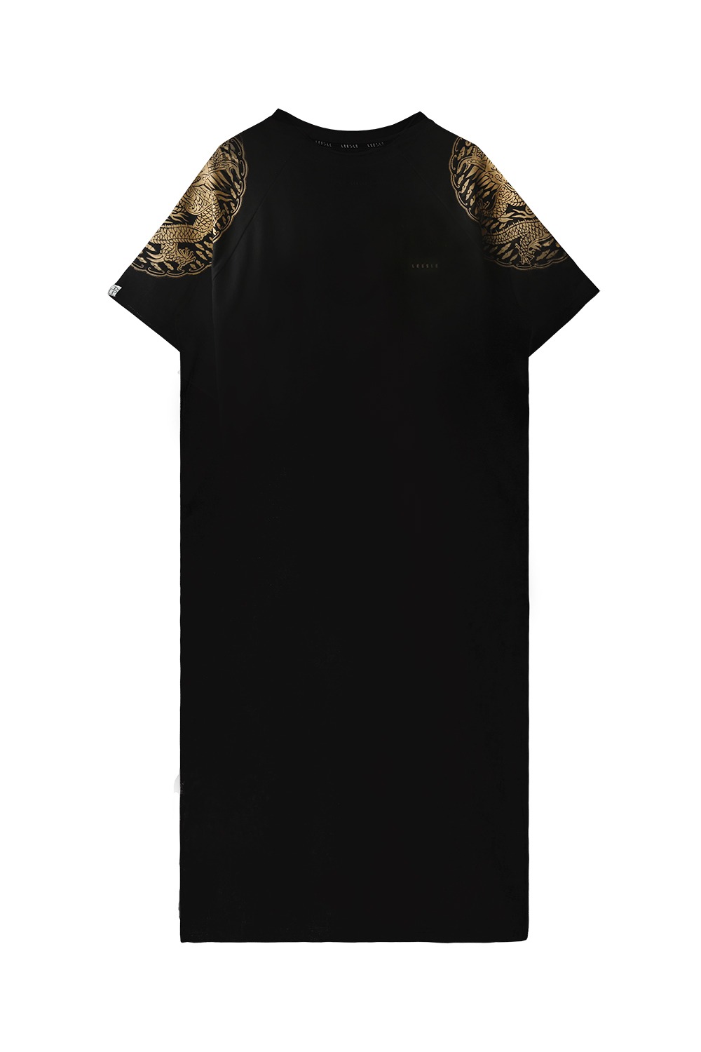 Dragon T-shirt Dress [Black]