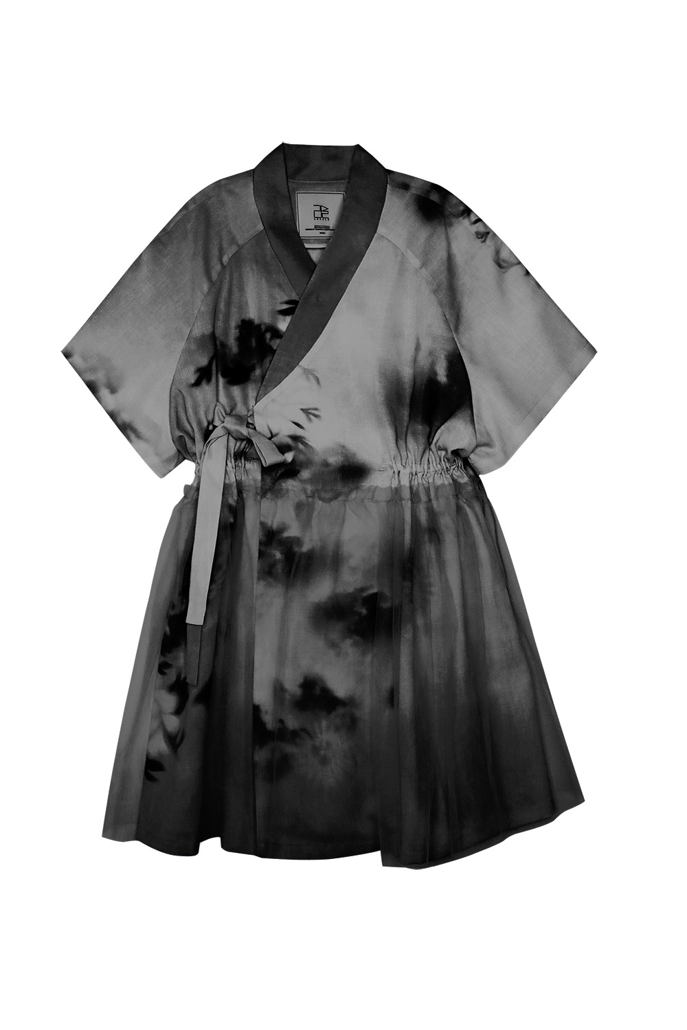 Goryeo Celadon Shirring Dress [Black] Pre-order