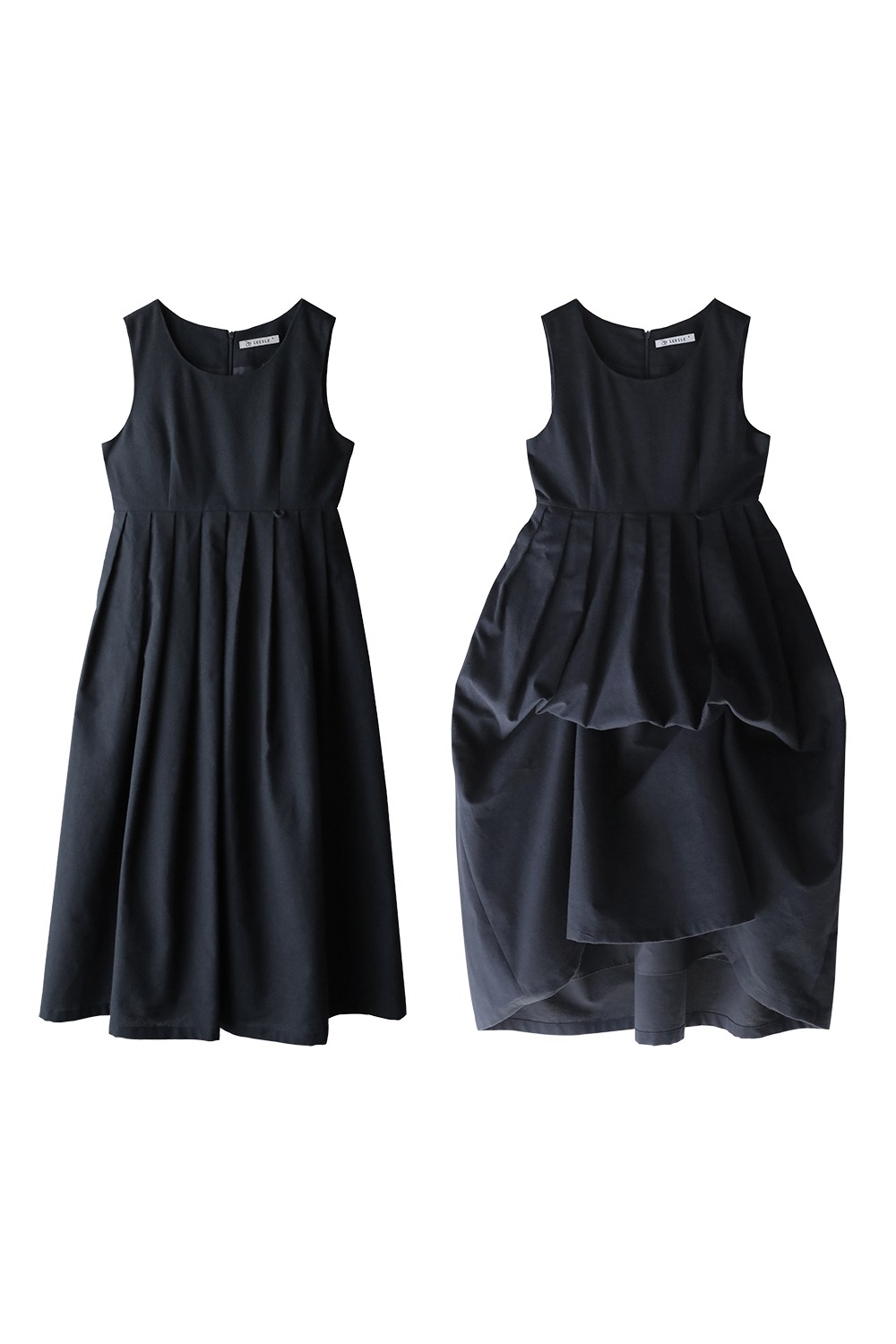 Winter Love Girdle Dress [Black]