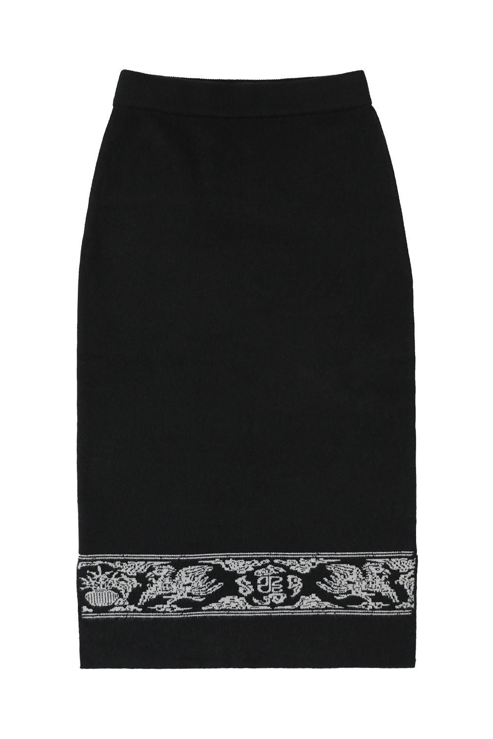 Soft Hanbok Skirt [Black]