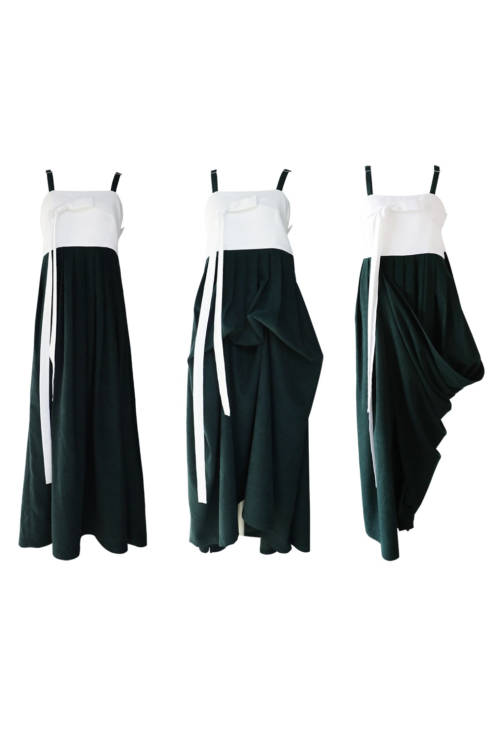3WAY Soft Hem Skirt [Green] Pre-order