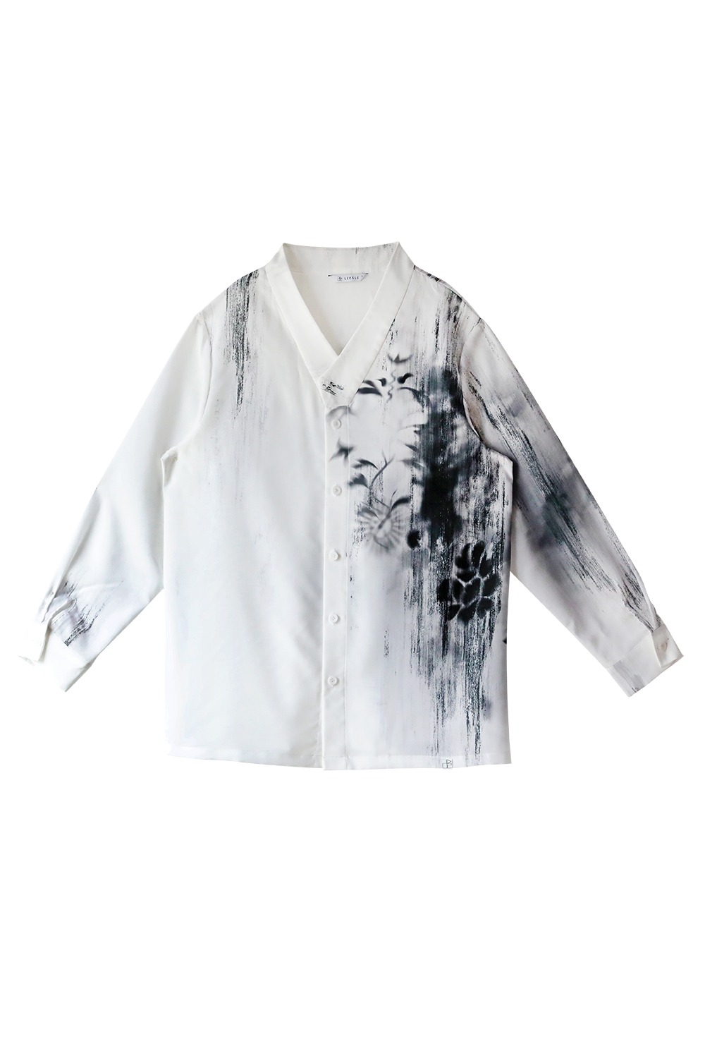 Ink Shirt Jeogori [White]