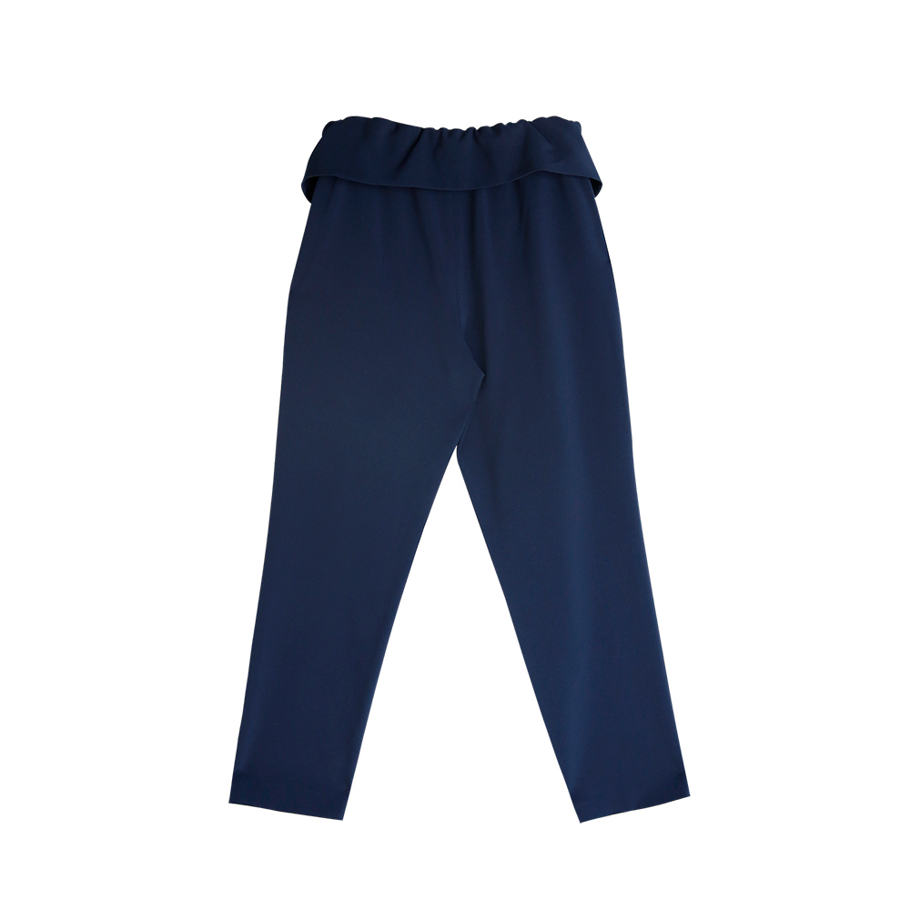 Pants navy blue color image-S25L11