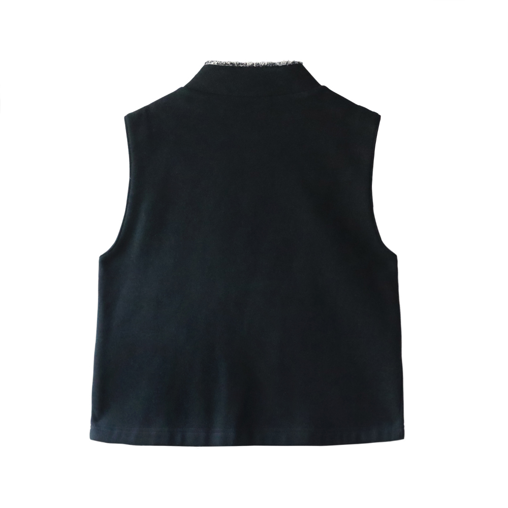 sleeveless grey blue color image-S13L1