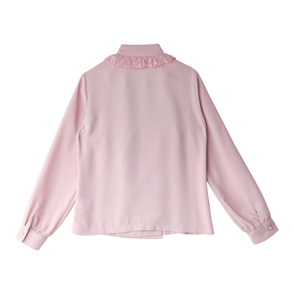 blouse baby pink color image-S8L12