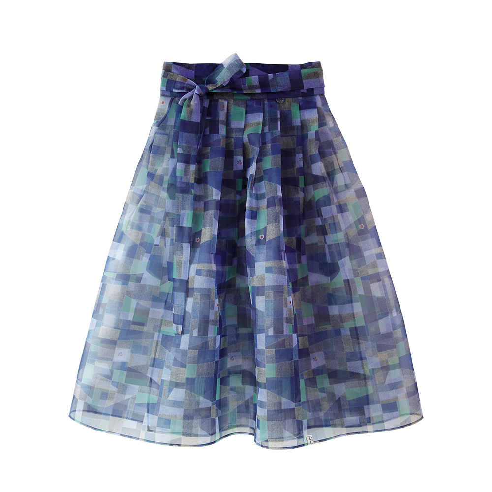 skirt violet color image-S1L63