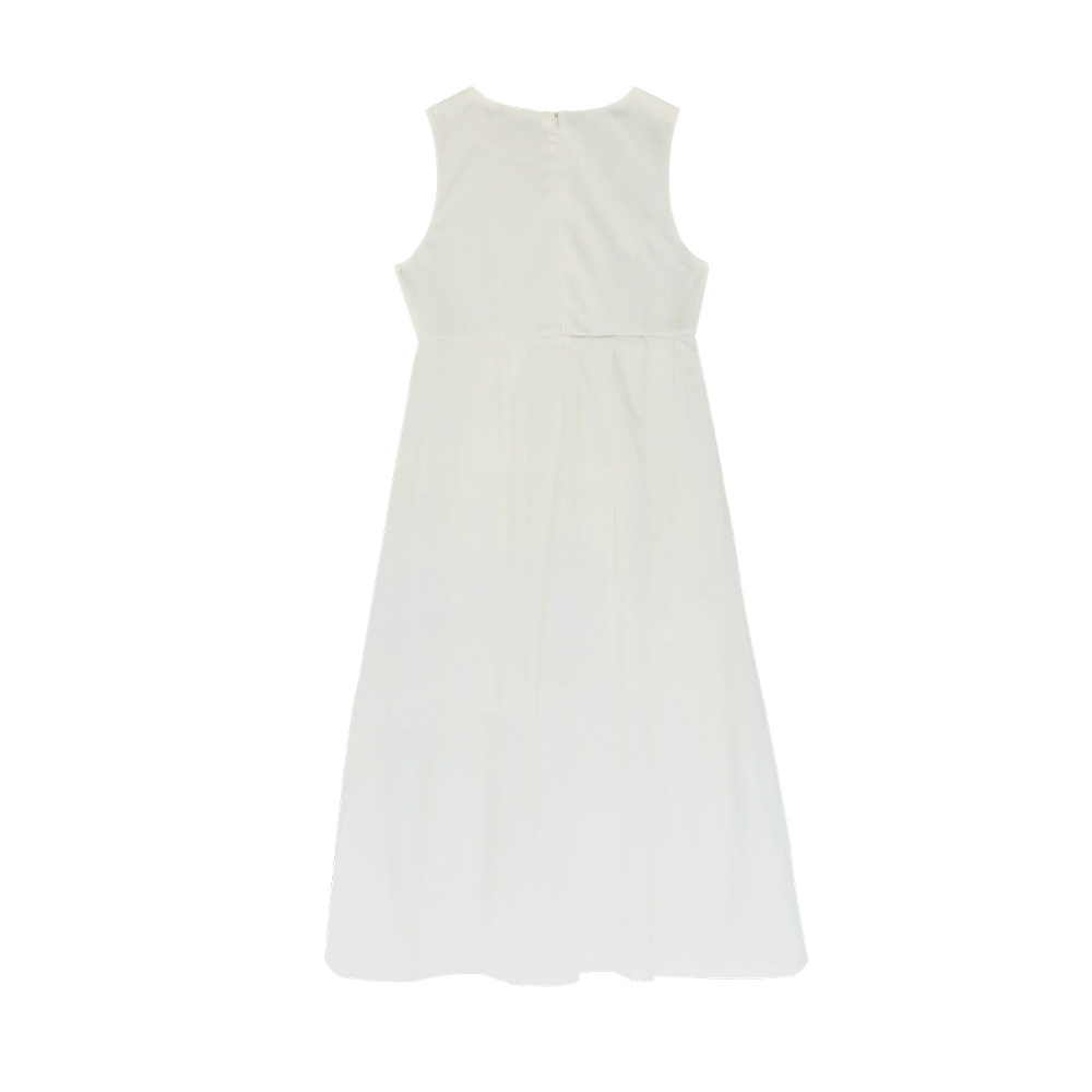 long dress white color image-S37L7