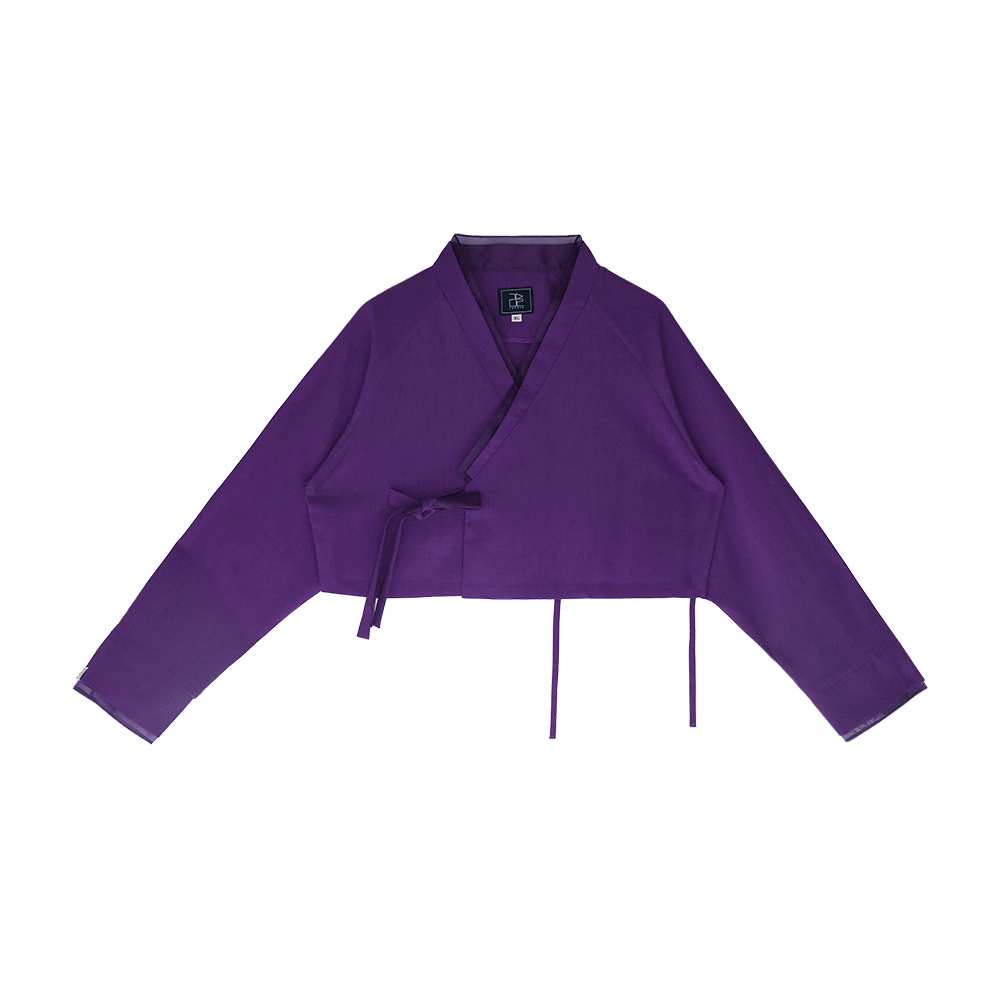 jacket violet color image-S55L27