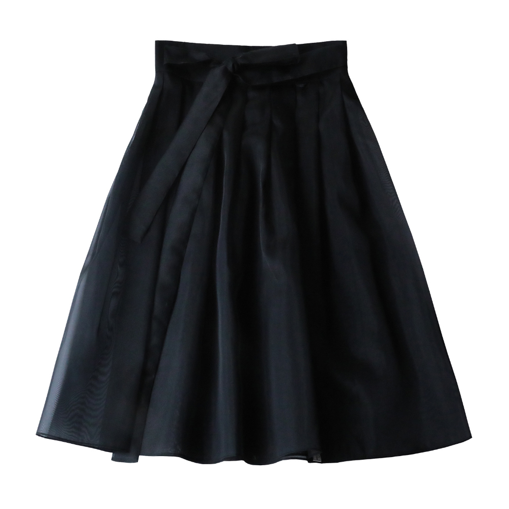 skirt charcoal color image-S48L30