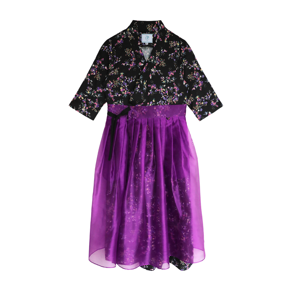dress purple color image-S35L3