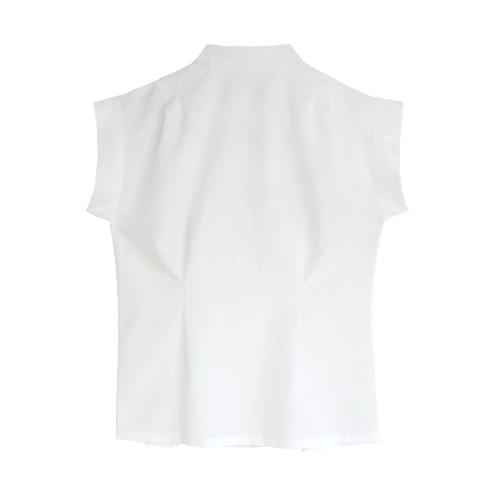 blouse white color image-S19L52