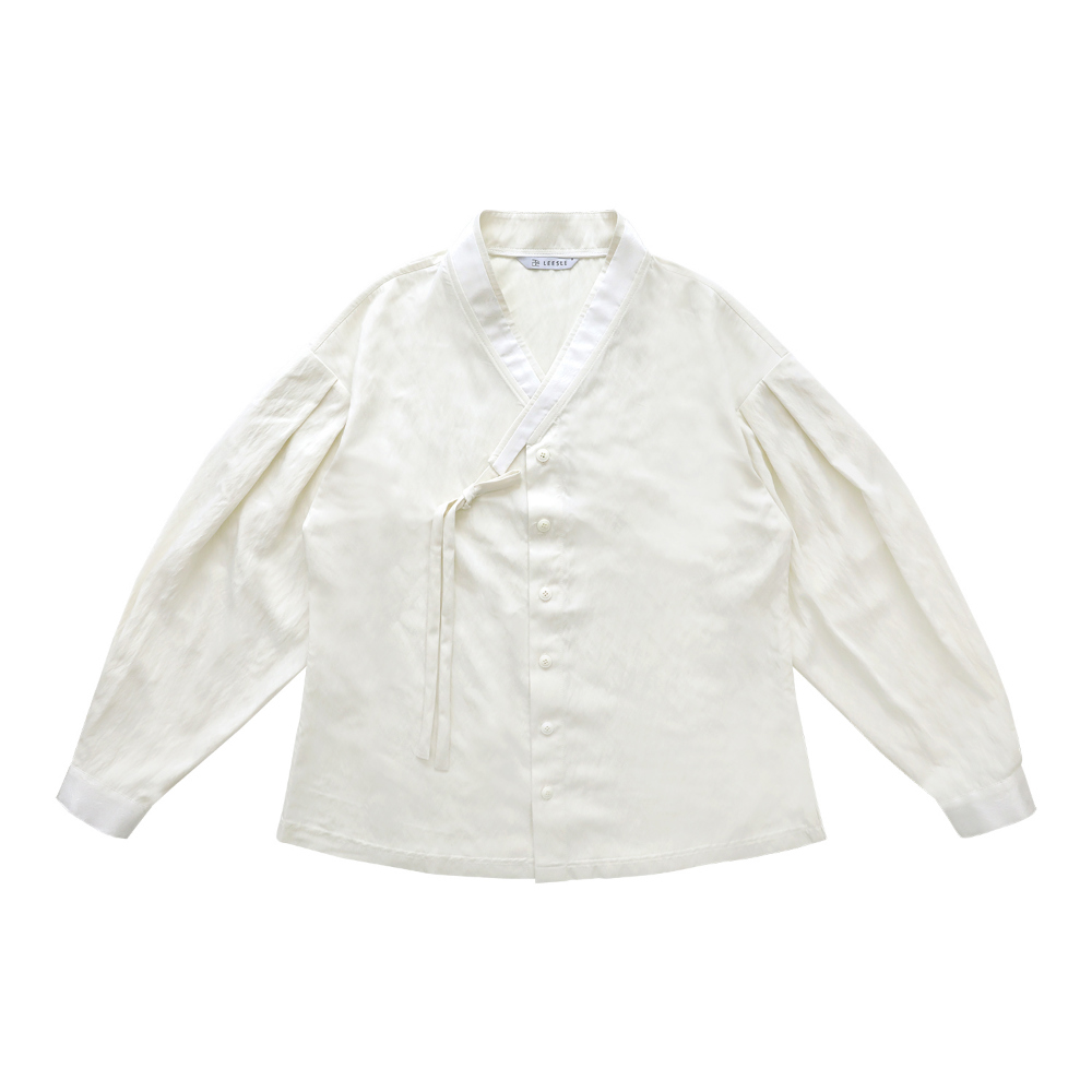 blouse white color image-S23L5